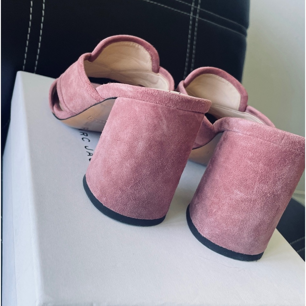 Marc Jacobs Aurora Suede Dusty Pink sandals size 7 (37) - Picture 3 of 12